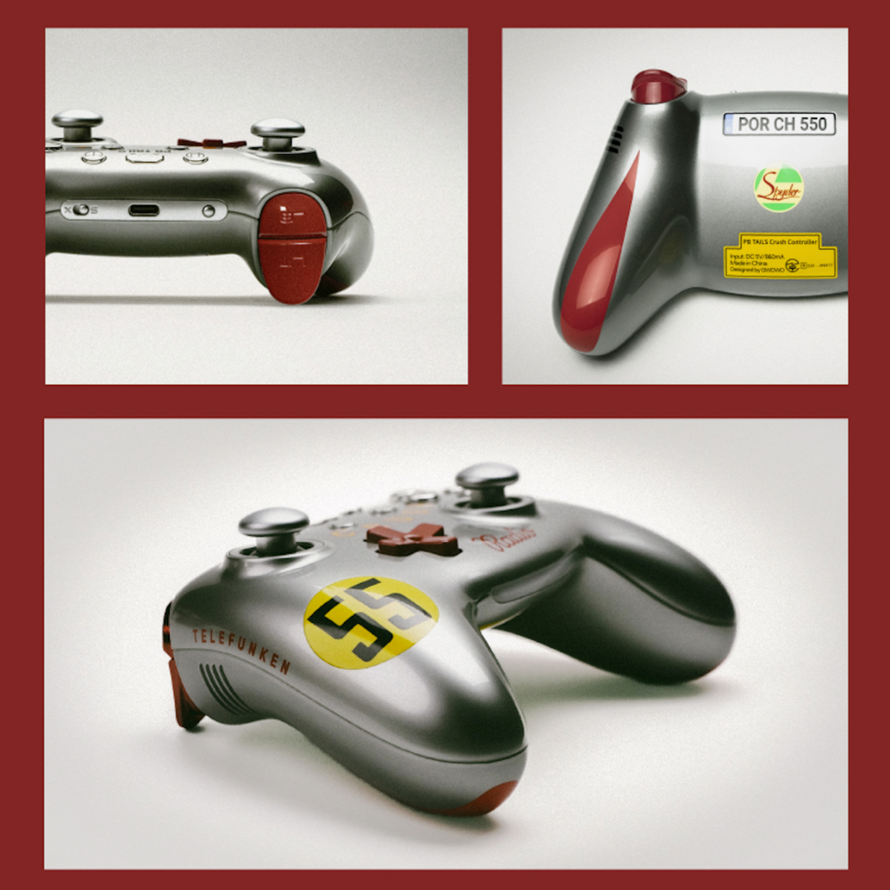 550 Spyder Crush Controller - Limited Edition with K-Silver TMR Joysticks